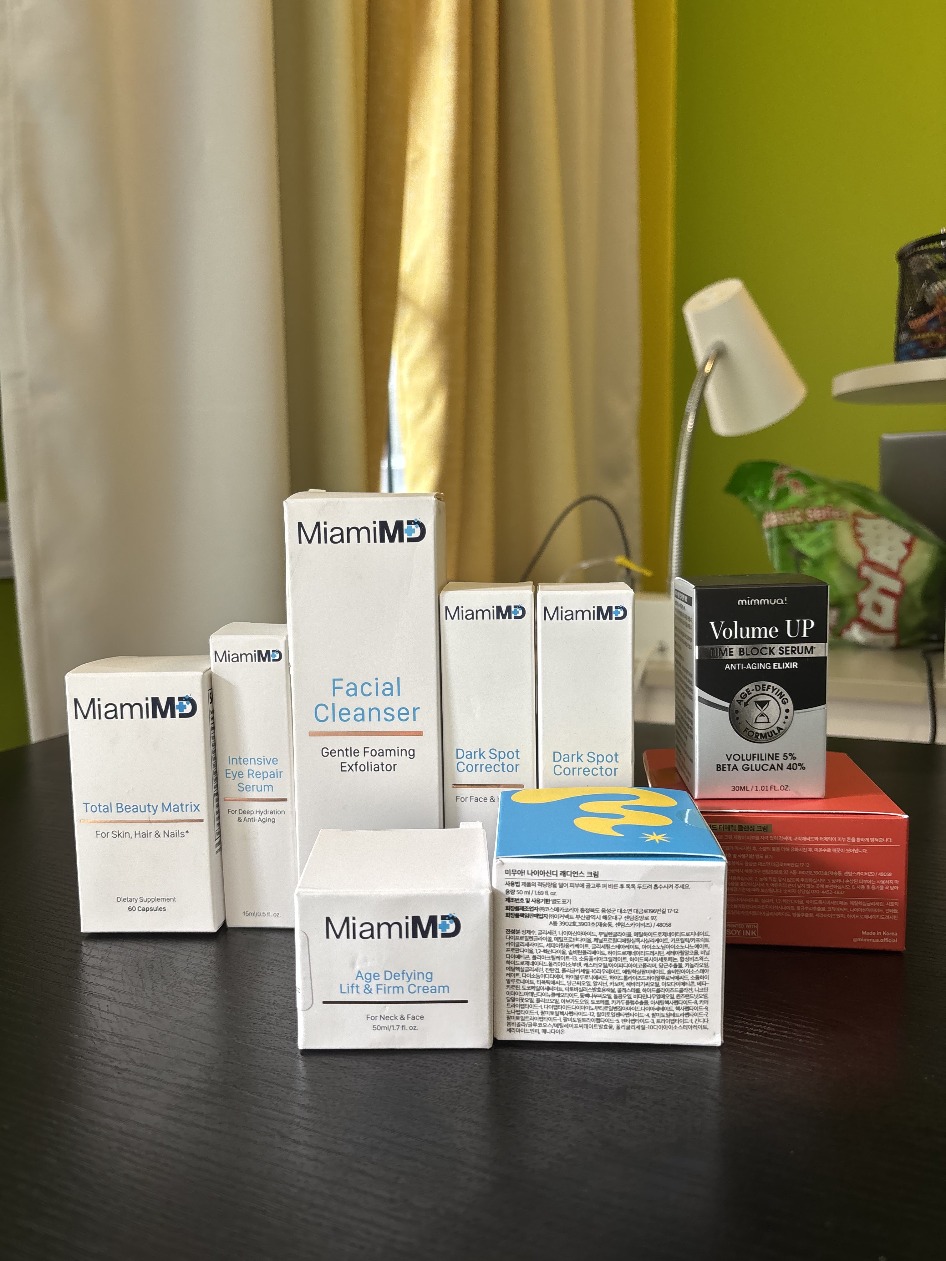 Professional skincare products for salon treatments